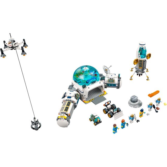 にゃーお レゴ(LEGO) シティ 月面探査基地 60350 おもちゃ ブロック