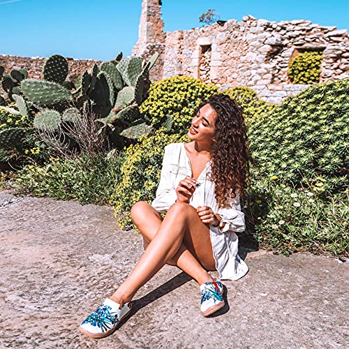 UIN] スリッポン レディース ローファースリッポン アート旅行靴 幅広