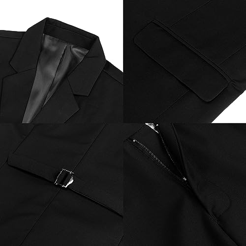 YFFUSHI] スーツ メンズ 3点セット ジャケット スラックス ベスト