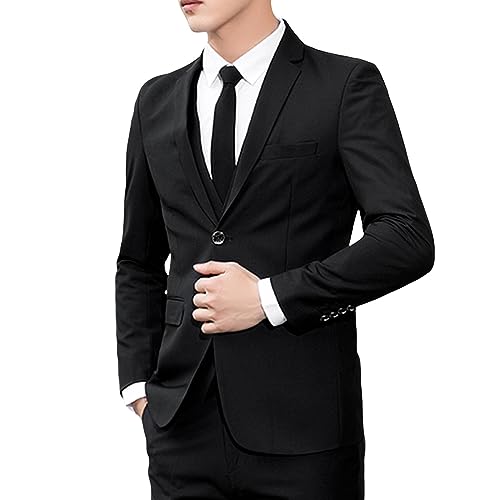 YFFUSHI] スーツ メンズ 3点セット ジャケット スラックス ベスト