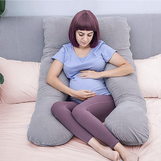 Awesling 抱き枕妊婦 U字型抱き枕 全身枕、授乳クッション 