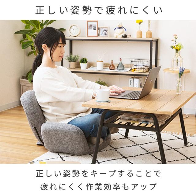 ドウシシャ 骨盤を立てる 座椅子 姿勢がラクラク座椅子 コンパクト