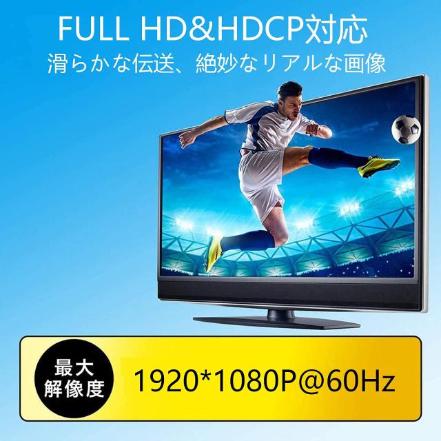 KZNTAKU ワイヤレスHDMI送受信機セット【日本技適認証取得】最大200m長