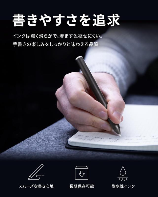 novium Hoverpen Classic ダークグレイ ボールペン ギフトボックス入り