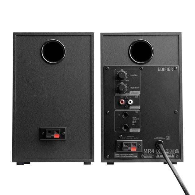 Edifier MR4 42W スタジオモニタースピーカー、アクティブニアフィールドモニター用スピーカー、TRSバランス入力/RCA/3.5mmステレオミニ_4