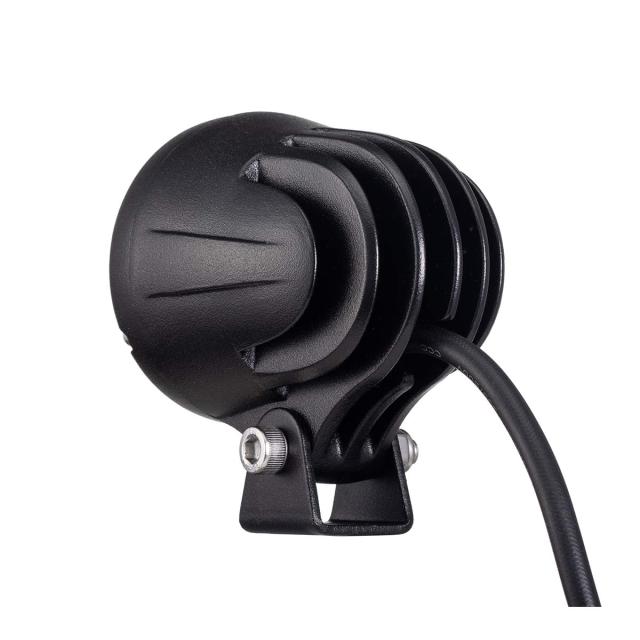 ミニサイズ LEDワークライト 丸形 バイク補助灯 10W 6000K