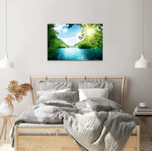 自然、風景画 玄関、寝室飾り用絵画 / 店 Amazon.co.jp: 山 絵 3枚 アート パネル 山の絵 風景画 日光