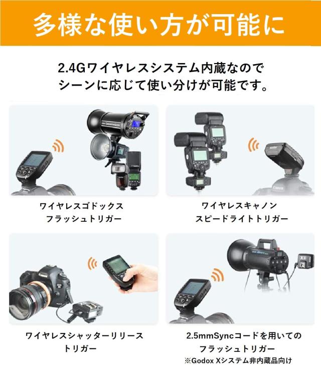 Godox Xpro-N XproN フラッシュトリガー Nikon ニコン対応 TTL 2.4G 1/8000s HSS 送信機 [クロス 日本語説明書 セット]