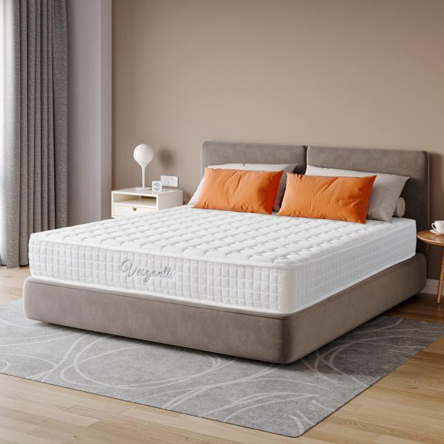 Vesgantti マットレス ダブル ベッドマットレス ポケットコイル 極厚 Vesgantti マットレス ダブル ベッドマットレス ポケットコイル 極厚