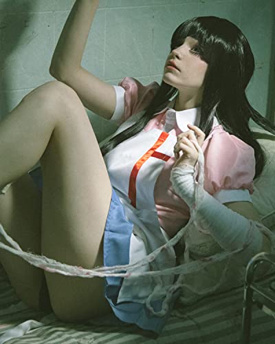 [神併良品] 罪木蜜柑 コスプレ衣装 ダンガンロンパ2 超高校級の『保健委員』 ウィッグ付き 論破 スーダン2 ダンロン 仮装 イベント 大人_1