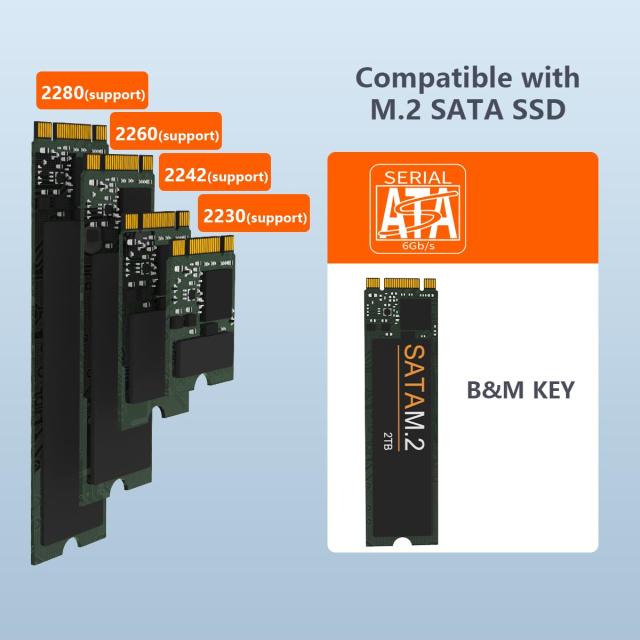 MAIWO K3016S 2ベイ m.2 SATA ドッキングステーション 工具不要 Type C - SATA SSD 外付けハードドライブエンクロージャ B + Mキー用 オ_1