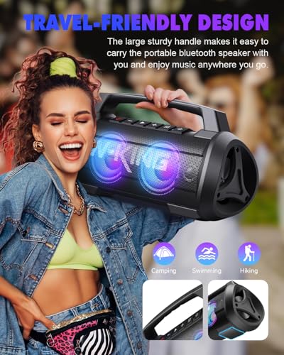 70W（120Wピーク）スピーカー bluetooth、IPX6防水 防塵 ワイヤレス