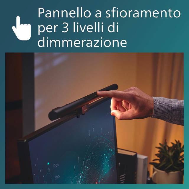 Philips(フィリップス) モニターライト スクリーンバー デスクライト LED 目に優しい クリップ式 ゲーミング テレワーク LEDバーライト Philips(フィリップス) モニターライト スクリーンバー デスクライト