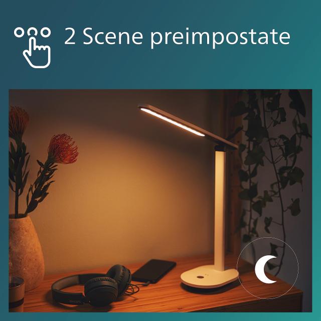 Philips(フィリップス) デスクライト LED 充電式 卓上 電気スタンド プラスチック テーブル 目に優しい 在宅ワーク 読書灯 ブルーライト_8