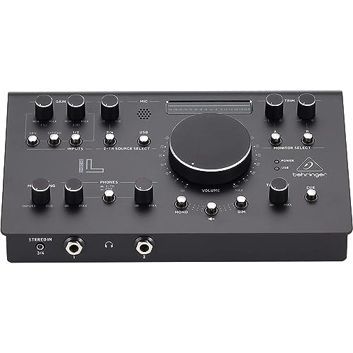 ベリンガー Behringer 2x2 USBオーディオインターフェース 192kHz対応 MIDASマイクプリアンプ搭載 内蔵トークバックマイク スタジオコン_5