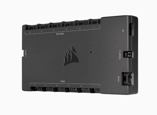 CORSAIR iCUE COMMANDER CORE XT スマート RGB ライティングとファンスピードコントローラー CL-9011112-WW_3