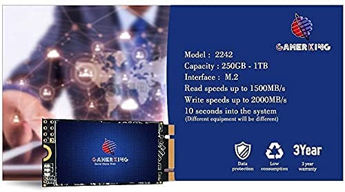 GamerKing M.2 2242 SSD 500GB SATA III 6Gb/s NGFF 内蔵型 Solid State Drive ハードドライブ 高性能ハードドライブノート/パソコン/デ_4