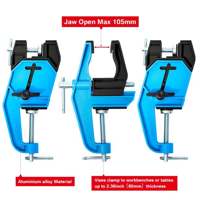 XCMAN アルペンスキーバイス PRO スキーチューニングとワックスがけ用 角度と高さ調節可能 丈夫で安定 - ジョーは最大105mmまで開きます_1