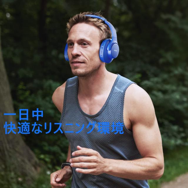 ワイヤレス ヘッドホン KVIDIO Bluetooth 5.0 55時間再生
