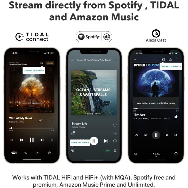 WiiM Mini AirPlay 2レシーバーアダプター、WiFiマルチルーム