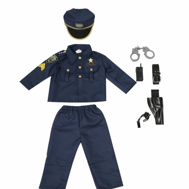 Lhyxuuk] ポリス コスプレ 子供 キッズ ハロウィン 警察官 警察