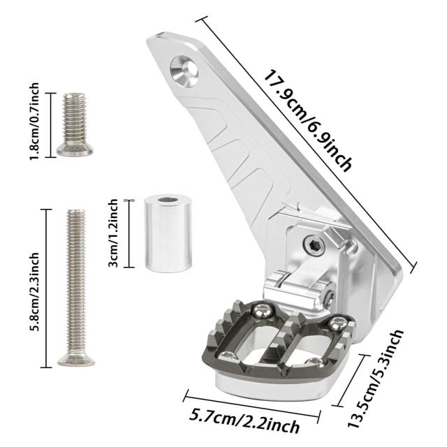 PSLER? オートバイ用 ステップ フットペグ 汎用 フットペグ フットレスト フロント ステップ バー 対応車種 X-ADV 750 2021年-2025年