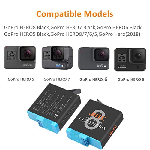 JHTC 最新型 GoPro HERO 8 バッテリー 3*1500ｍAh 交換バッテリー セット+用収納ボックス式 3ポートUSB充電器同時充電  ゴープロ 8 バッテの通販はau PAY マーケット - Litlulu Meena | au PAY マーケット－通販サイト