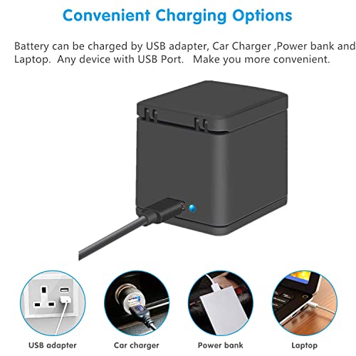 JHTC 最新型 GoPro HERO 8 バッテリー 3*1500ｍAh 交換 Amazon | JHTC 最新型 GoPro HERO 8 バッテリー 3*1500mAh 交換
