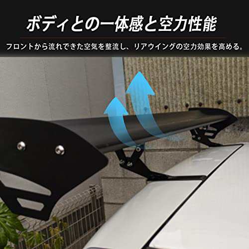 VEHSUN リアウイング 長さ112cm ハッチバック汎用 リア VEHSUN リアウイング 長さ112cm ハッチバック汎用 リア