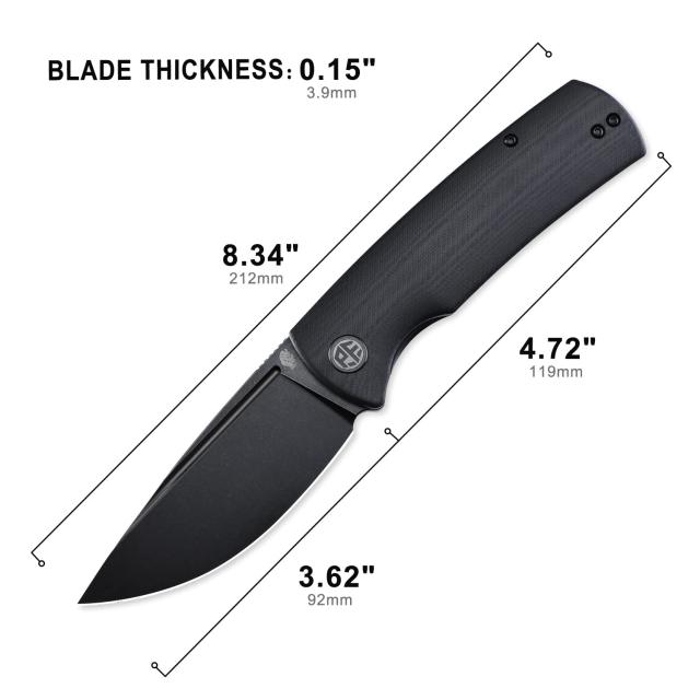 Petrified fish PFP01 Beluga 折りたたみナイフ3.62インチK110サテン