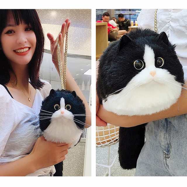 Amazon | [HUIJUFU] 女性のリアルなふわふわぬいぐるみ猫