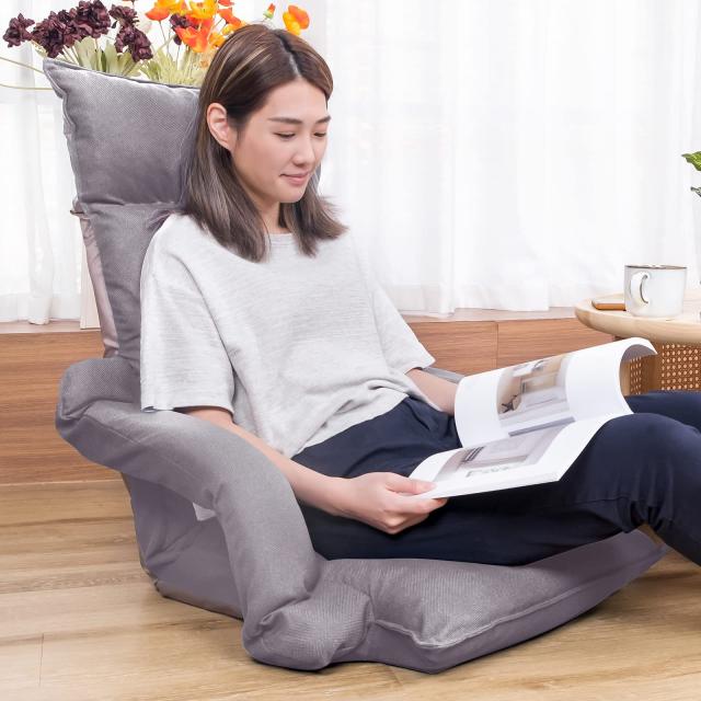 おすすめ サンワダイレクト 座椅子 ひじ掛け連動 ハイバック ひじ掛け付き 42段階リクライニング ブラック 150-SNCF0 SANWA SUPPLY 座椅子 1人掛け ハイバック 肘掛付き ひじ掛け 手すり