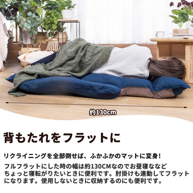 WAVV 座椅子 ひじ掛け付き ハイバック 低反発 背もたれ・頭部 14段階