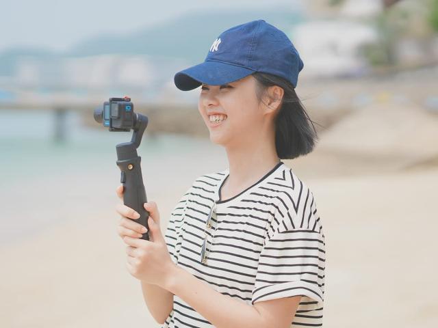 hohem Pro4 アクションカメラ用 ジンバル GoPro Hero 10/9/8/7/6/5 Osmo Action Insta360 oneRカメラ対応,3軸手持ちスタビライザー IPX4_6