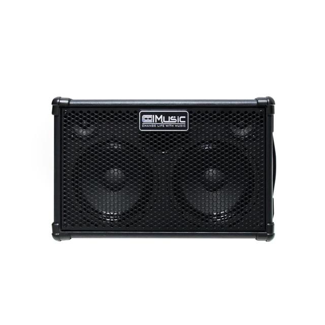 Coolmusic BP40D 充電式アコースティックギターアンプ エレキギターアンプ - キーボードアンプ 80W W/BT リバーブコーラスディレイエフェ