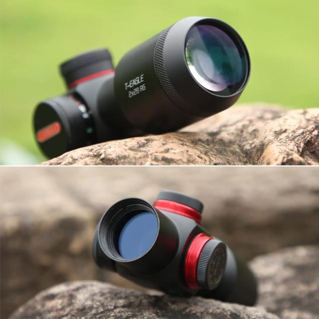 ライフルスコープ T-EAGLE 2x28RG 固定倍率 : ショートスコープ 照準器