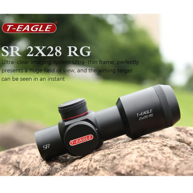 ライフルスコープ T-EAGLE 2x28RG 固定倍率 : ショートスコープ 照準器