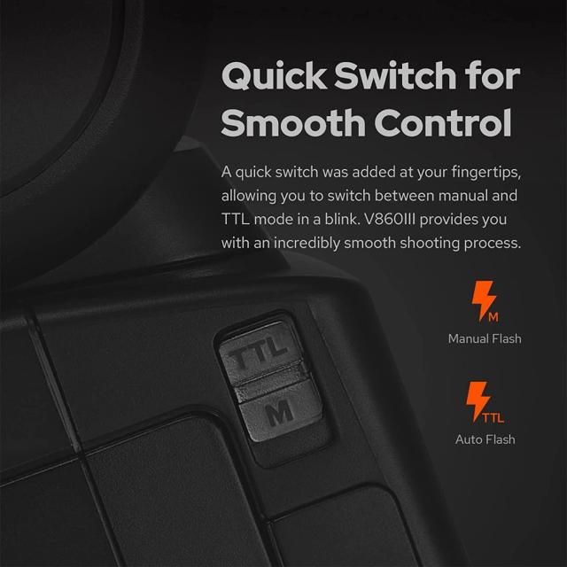 【Godox正規代理＆日本語取説書】Godox V860III-S カメラフラッシュスピードライト Sony カメラ用,76Ws 2.4G TTL HSS 1 / 8000s、480フル