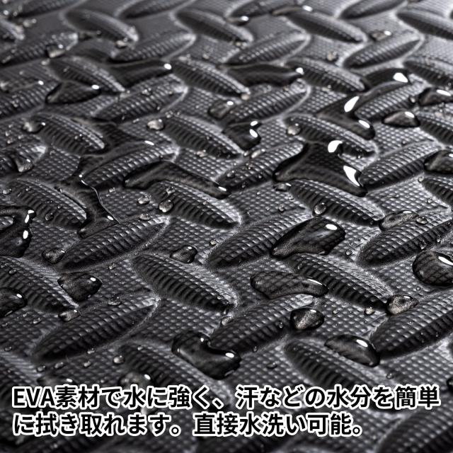 SOLPEX トレーニング ジョイントマット エクササイズマット 防音 衝撃吸収マット ホームジム 大判 ジムマット 58.5cm×58.5cm×1.2cm 6/2