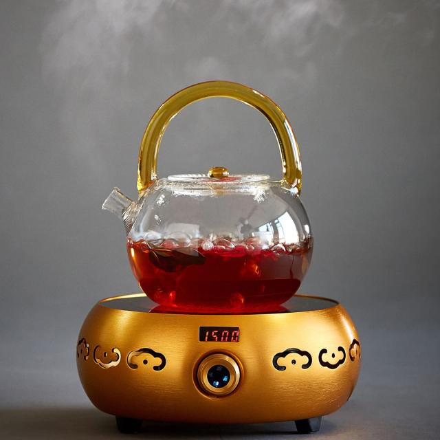 1000ml 直火対応 耐熱割れにくい ガラス急須ティーポット Amazon | ティーポット 急須 1000ml おしゃれ 1L ガラス製 ガラス