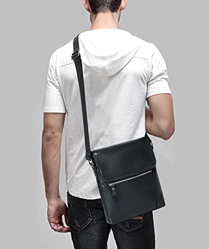 Morsut ショルダーバッグ 本革 メンズ 肩掛けバッグ 革 男性