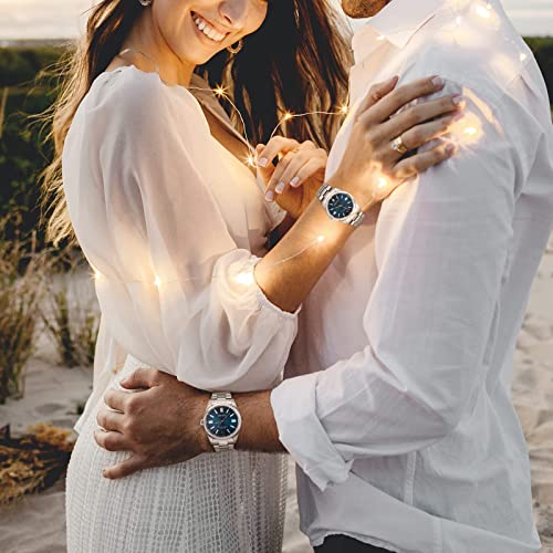 BUREI 腕時計 レディース 人気ブランド クォーツ時計 防水 アナログ