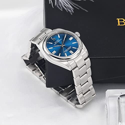 BUREI 腕時計 レディース 人気ブランド クォーツ時計 防水 アナログ