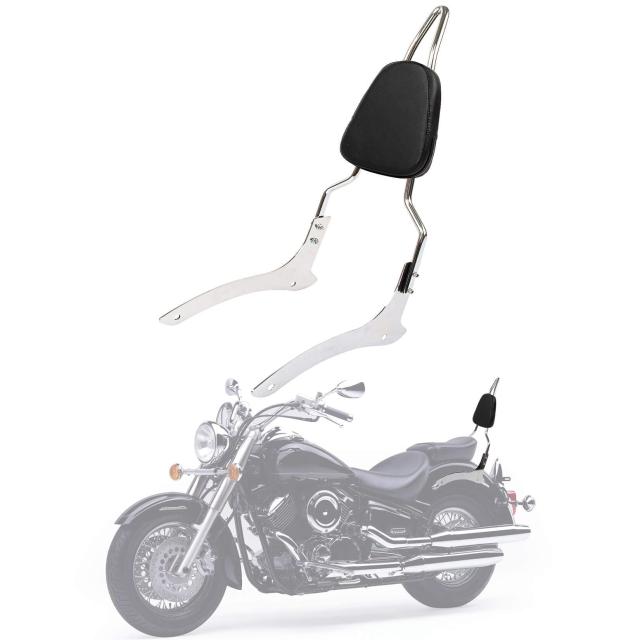 バイク用 シーシーバー リアキャリア付き タンデムバー 背もたれ バックレスト ヤマハ V-Star XVS 1100 Classic 2000-2006 2007 2008 200_6