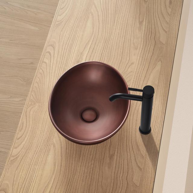 【JOMOWN限定販売】 おしゃれ 洗面ボウル 小型 洗面ボール 410*340*145mm 洗面台 置き型 手洗い鉢 陶器製 手洗い器 手洗いボウル 洗面鉢_4