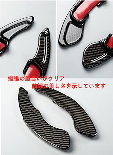 マツダ 3 パドルシフト 、炭素繊維マツダ 3 パドルシフトカバー 耐久性 安全性 マツダ ハンドル マツダ 3 パドル エクステンション？マツ_2