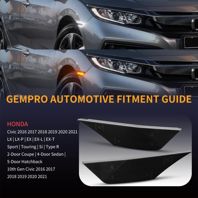GemPro ホンダ適用 シビック 10世代目 FK7 FK8 FC1 クーペ セダン タイプR ハッチバック スポーツ ツーリング Si LX/LX-P/EX/EX-L/EX-Tなの通販は