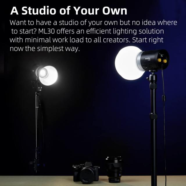 GODOX ML30 LEDライト、イベント、ビデオ、結婚式の撮影、Godox GODOX ML30 LEDライト、イベント、ビデオ、結婚式の撮影、Godox