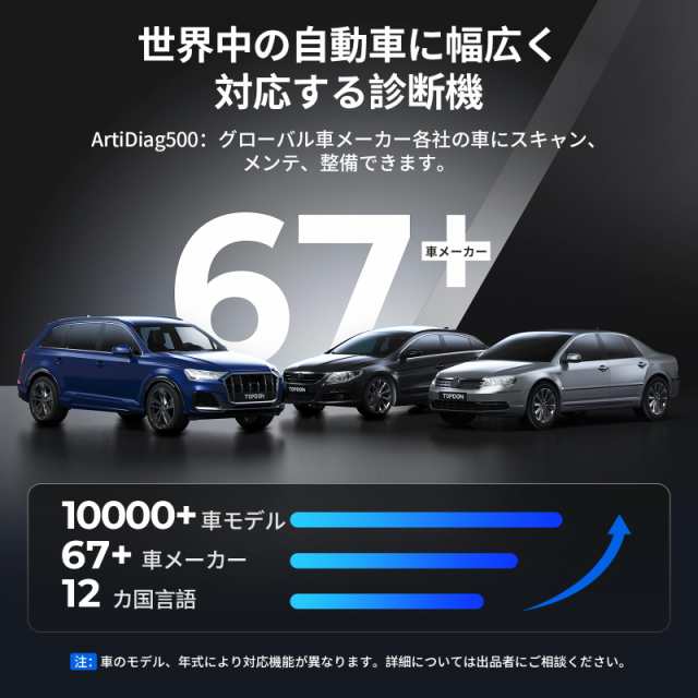 TOPDON AD500S obd2 診断機 日本語 自動車 故障診断機 bmw ベンツ ダイハツ 日本車対応 obd スキャンツール エンジン ABS  SRS トランスミの通販はau PAY マーケット - ks-shop2 | au PAY マーケット－通販サイト