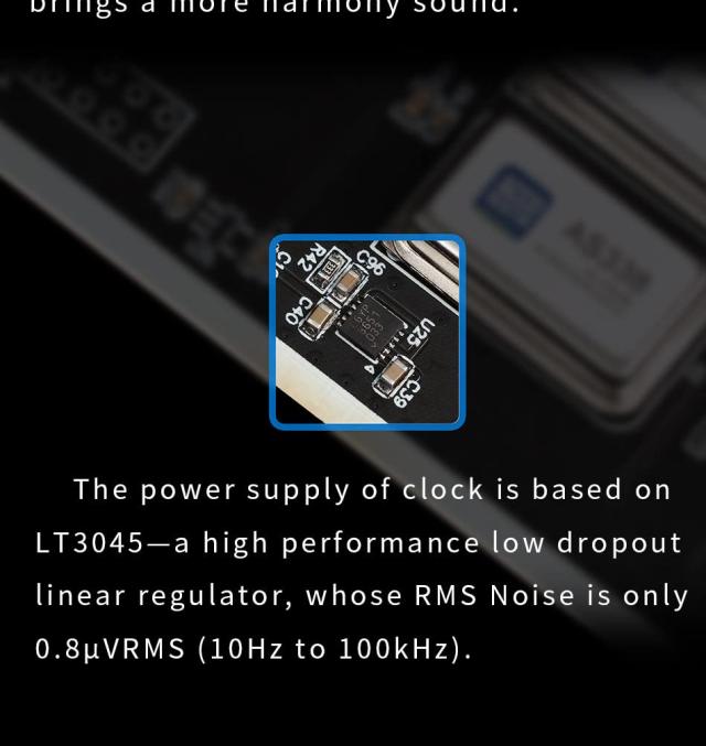 GUSTARD U18 DDC USBデジタルインターフェース DSD512 PCM768kHz